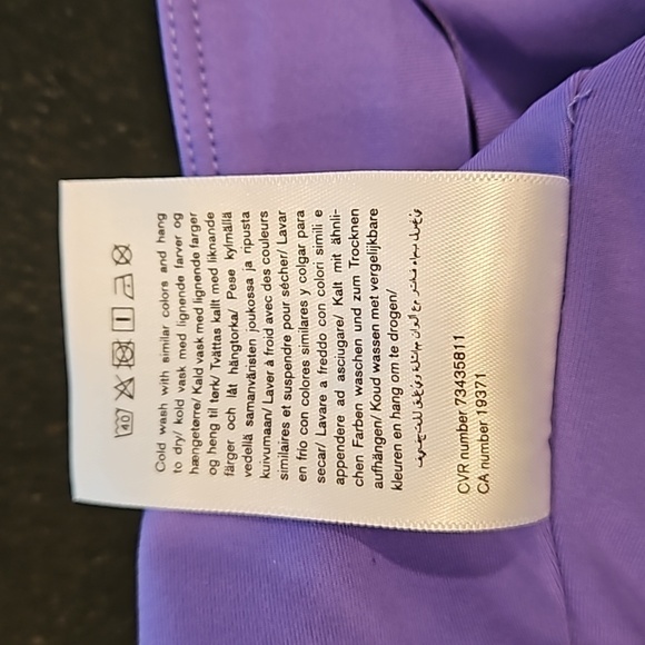 💕GIRLFRIEND COLLECTIVE💕 Compressive Flare Legging Wild Iris Purple Large L NWT - Picture 12 of 12